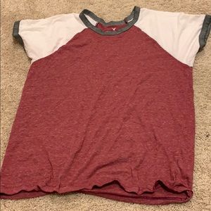 American Eagle baseball tee